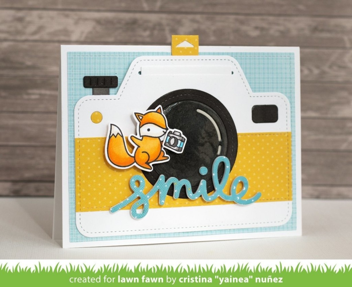 Lawn Fawn Magic Iris Camera Pull-Tab Add-On Dies (LF2345)