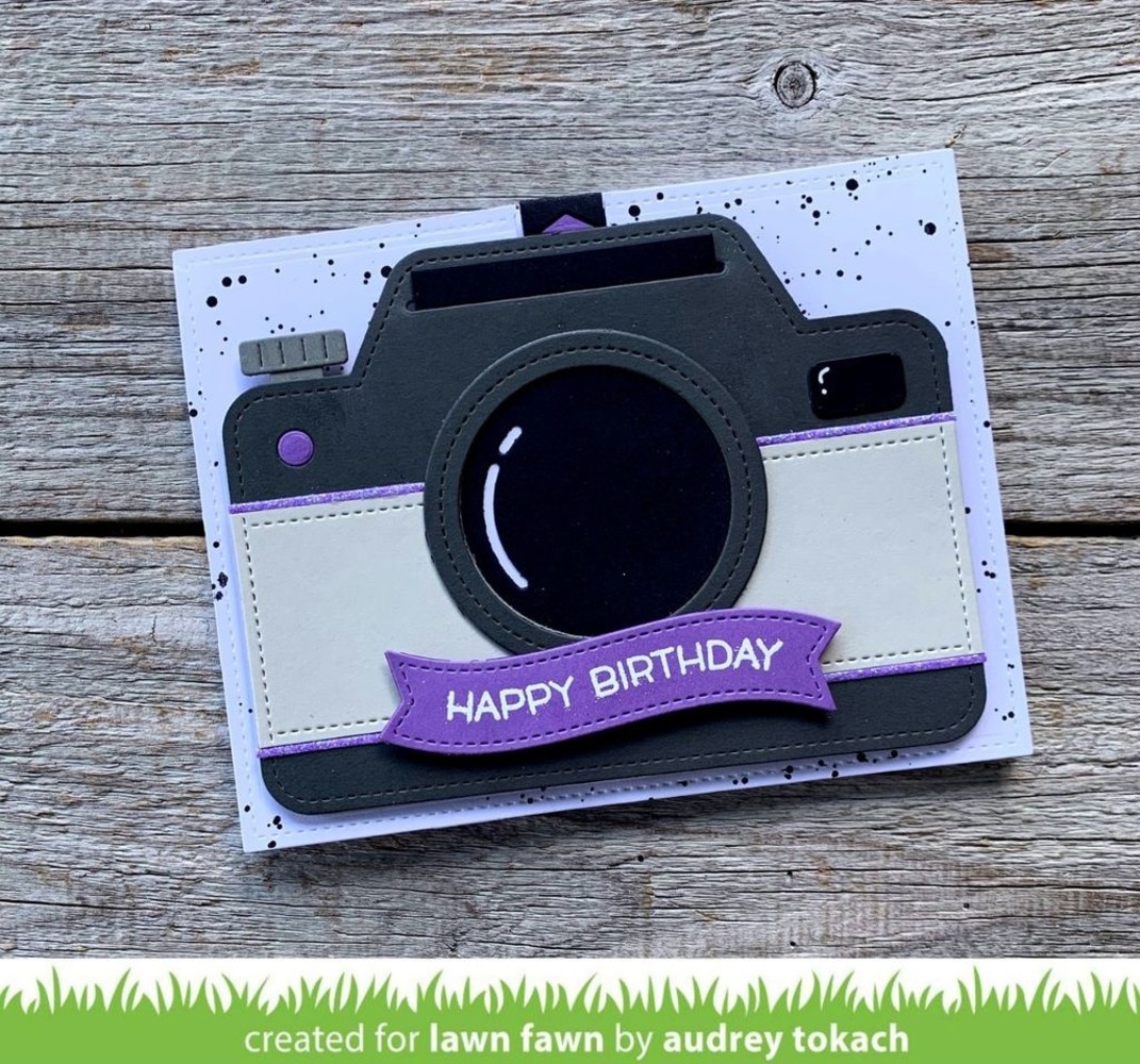 Lawn Fawn Magic Iris Camera Pull-Tab Add-On Dies (LF2345)