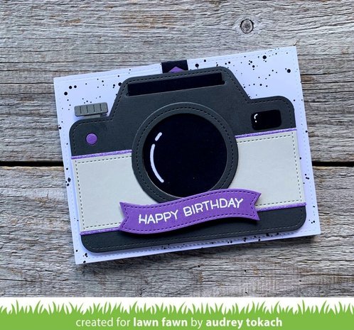 Lawn Fawn Magic Iris Camera Pull-Tab Add-On Dies (LF2345)