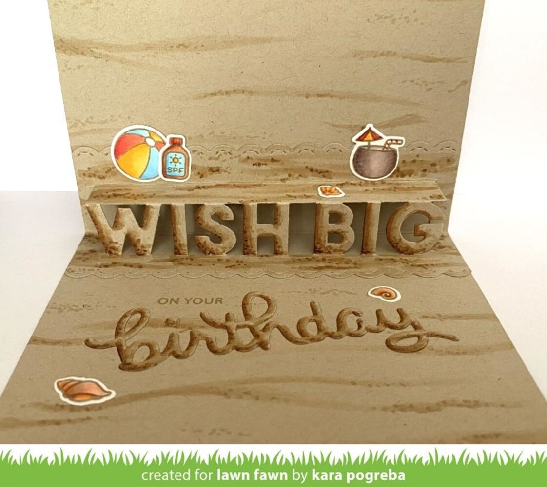 Lawn Fawn Pop-Up Wish Big Dies (LF2356)