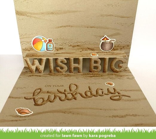 Lawn Fawn Pop-Up Wish Big Dies (LF2356)