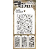 Stampers Anonymous Tim Holtz Mini Layering Stencil Set 47 (THMST047)