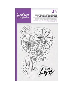 Crafter's Companion Fresh Florals Clear Stamps (CC-STP-FFLO)