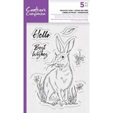 Crafter's Companion Meadow Hare Clear Stamps (CC-STP-MHAR)