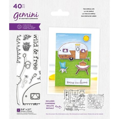 Gemini The Simple Life Stamp & Die (GEM-STD-STAYTHE) Gemini The Simple Life Stamp & Die (GEM-STD-STAYTHE)