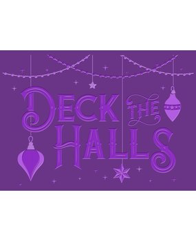 Gemini Deck The Halls 3D Embossing Folder (GEM-EF5-3D-DE)