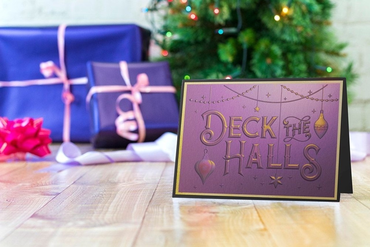 Gemini Deck The Halls 3D Embossing Folder (GEM-EF5-3D-DE)