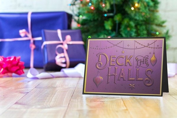 Gemini Deck The Halls 3D Embossing Folder (GEM-EF5-3D-DE)