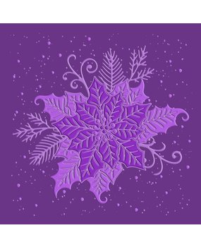 Gemini Elegant Poinsettia 3D Embossing Folder (GEM-EF6-3D-EP)
