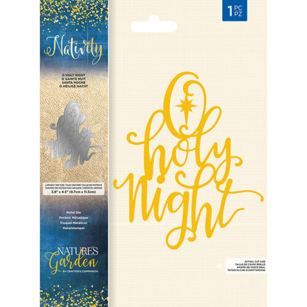 Crafter's Companion Nativity O Holy Night Die (NG-NAT-MD-OHN) Crafter's Companion Nativity O Holy Night Die (NG-NAT-MD-OHN)