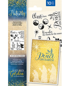 Crafter's Companion Nativity Peace On Earth Stamp (NG-NAT-ST-POE) Crafter's Companion Nativity Peace On Earth Stamp (NG-NAT-ST-POE)