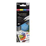 Spectrum Noir Illustrator Basics  Alcohol Markers Essentials (4pcs) (SN-IL4-BAS)