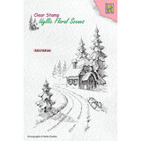 Nellie Snellen Wintery House Clear Stamp (IFS023)