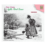Nellie Snellen Vintage Wintery Scene Clear Stamp (IFS024)
