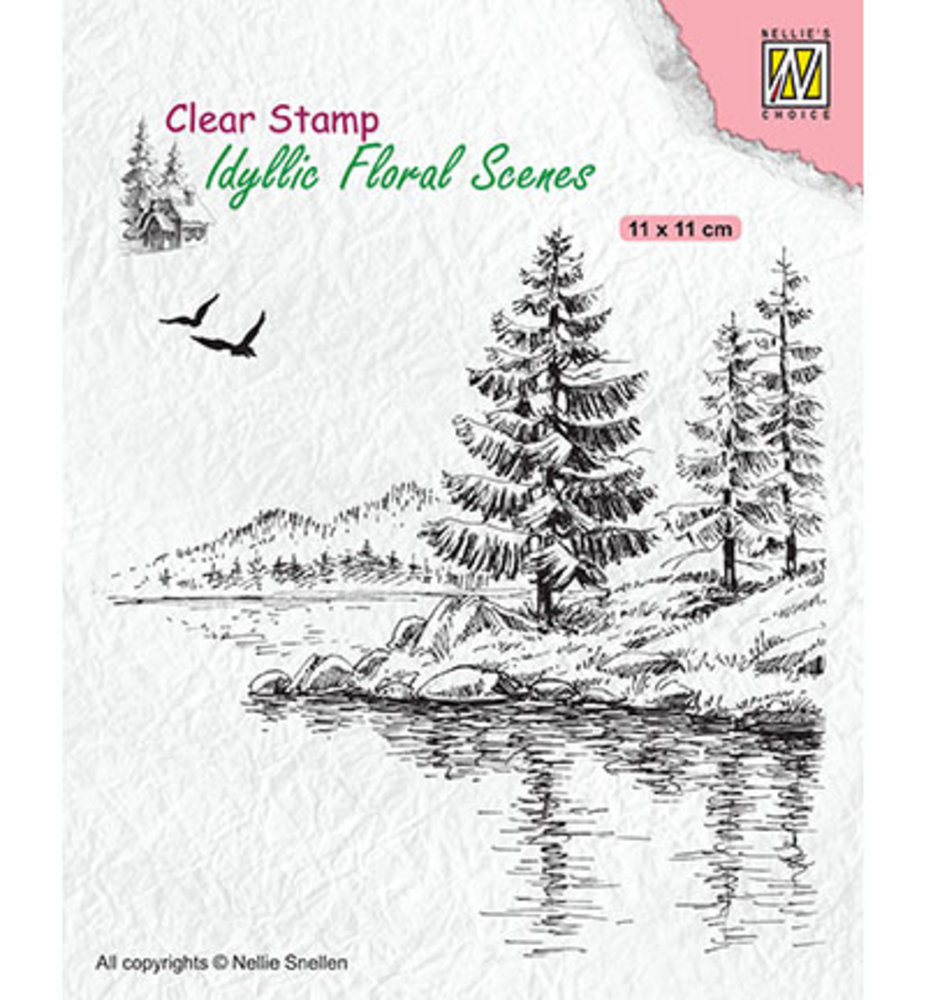 Nellie Snellen Wintery Water's Edge Clear Stamp (IFS025)
