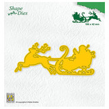 Nellie Snellen Shape Die Santa In Sledge (SD181)