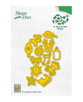 Nellie Snellen Shape Die Christmas Fiddles (SD182) Nellie Snellen Shape Die Christmas Fiddles (SD182)