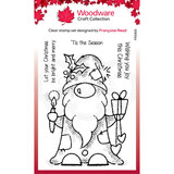 Woodware Singles Seasonal Gnome Clear Stamp Set (FRS821)