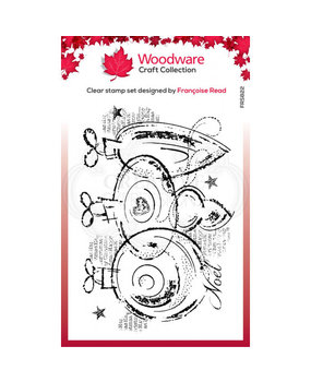 Woodware Singles Three Baubles Clear Stamp Set (FRS822) Woodware Singles Three Baubles Clear Stamp Set (FRS822)