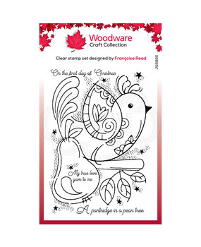 Woodware Singles Partridge Clear Stamp Set (FRS825)