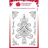 Woodware Singles Nordic Tree Clear Stamp Set (FRS826)