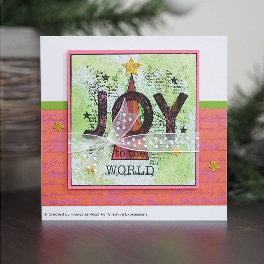 Woodware Singles Joy Clear Stamp Set (FRS083)