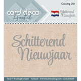 Card Deco Snijmal Schitterend Nieuwjaar (CDECD0039)