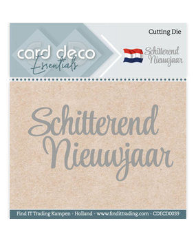 Card Deco Snijmal Schitterend Nieuwjaar (CDECD0039)