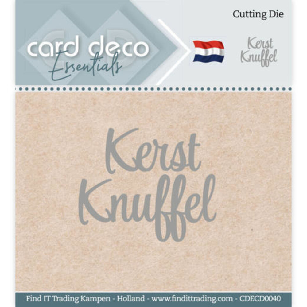 Card Deco Snijmal Kerst Knuffel (CDECD0040) Card Deco Snijmal Kerst Knuffel (CDECD0040)