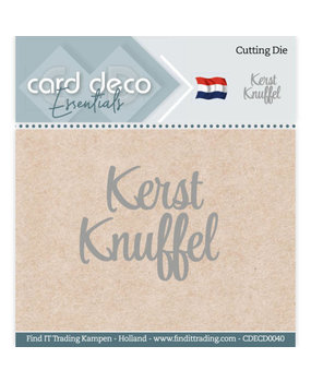 Card Deco Snijmal Kerst Knuffel (CDECD0040) Card Deco Snijmal Kerst Knuffel (CDECD0040)