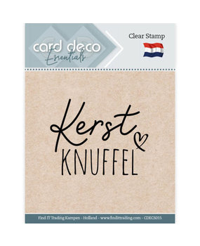 Card Deco Clear Stamp Kerst Knuffel (CDECS015) Card Deco Clear Stamp Kerst Knuffel (CDECS015)