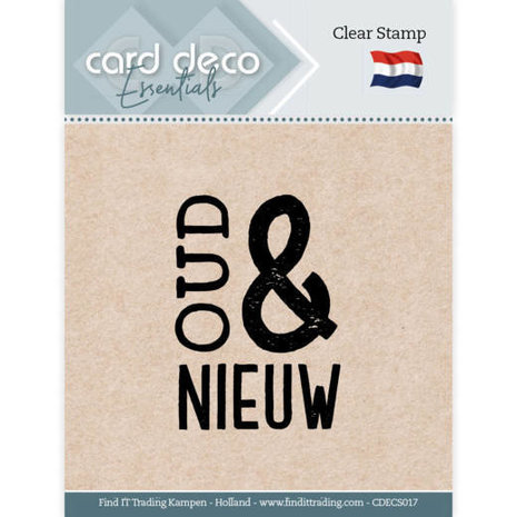Card Deco Clear Stamp Oud & Nieuw (CDECS017) Card Deco Clear Stamp Oud & Nieuw (CDECS017)