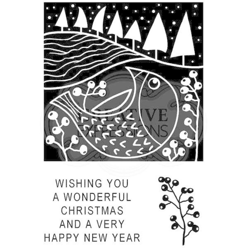 Woodware Singles Chubby Robin Clear Stamp Set (FRS829) Woodware Singles Chubby Robin Clear Stamp Set (FRS829)