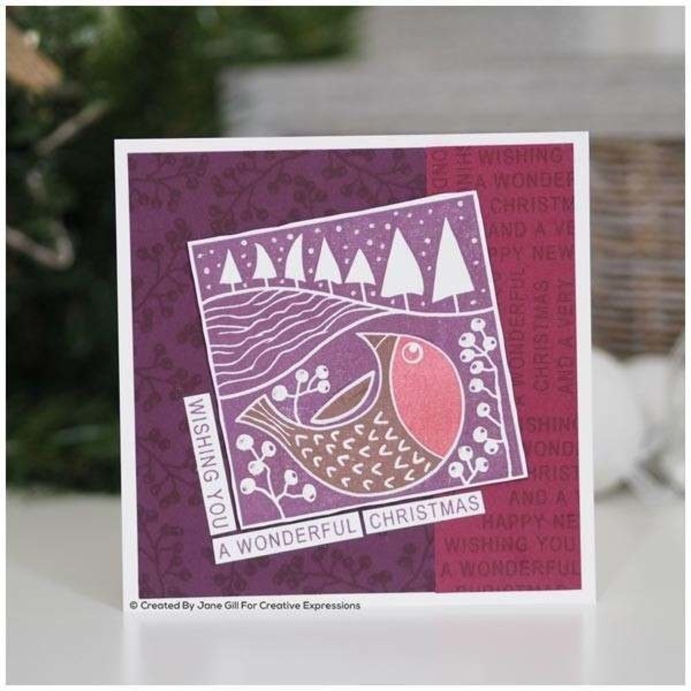 Woodware Singles Chubby Robin Clear Stamp Set (FRS829) Woodware Singles Chubby Robin Clear Stamp Set (FRS829)