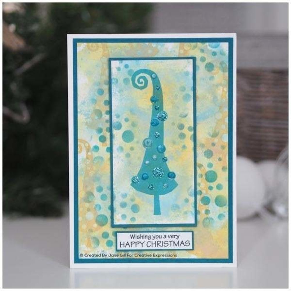 Woodware Singles Curly Christmas Clear Stamp Set (FRS832) Woodware Singles Curly Christmas Clear Stamp Set (FRS832)