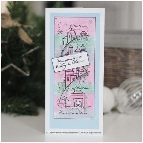 Woodware Singles Peaceful Night Clear Stamp Set (FRS400) Woodware Singles Peaceful Night Clear Stamp Set (FRS400)