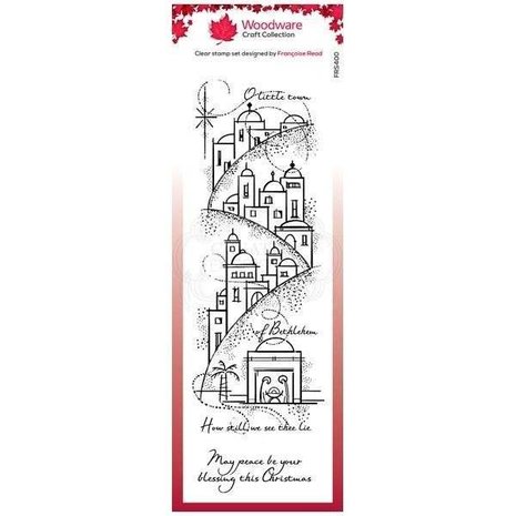 Woodware Singles Peaceful Night Clear Stamp Set (FRS400) Woodware Singles Peaceful Night Clear Stamp Set (FRS400)