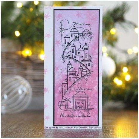 Woodware Singles Peaceful Night Clear Stamp Set (FRS400) Woodware Singles Peaceful Night Clear Stamp Set (FRS400)