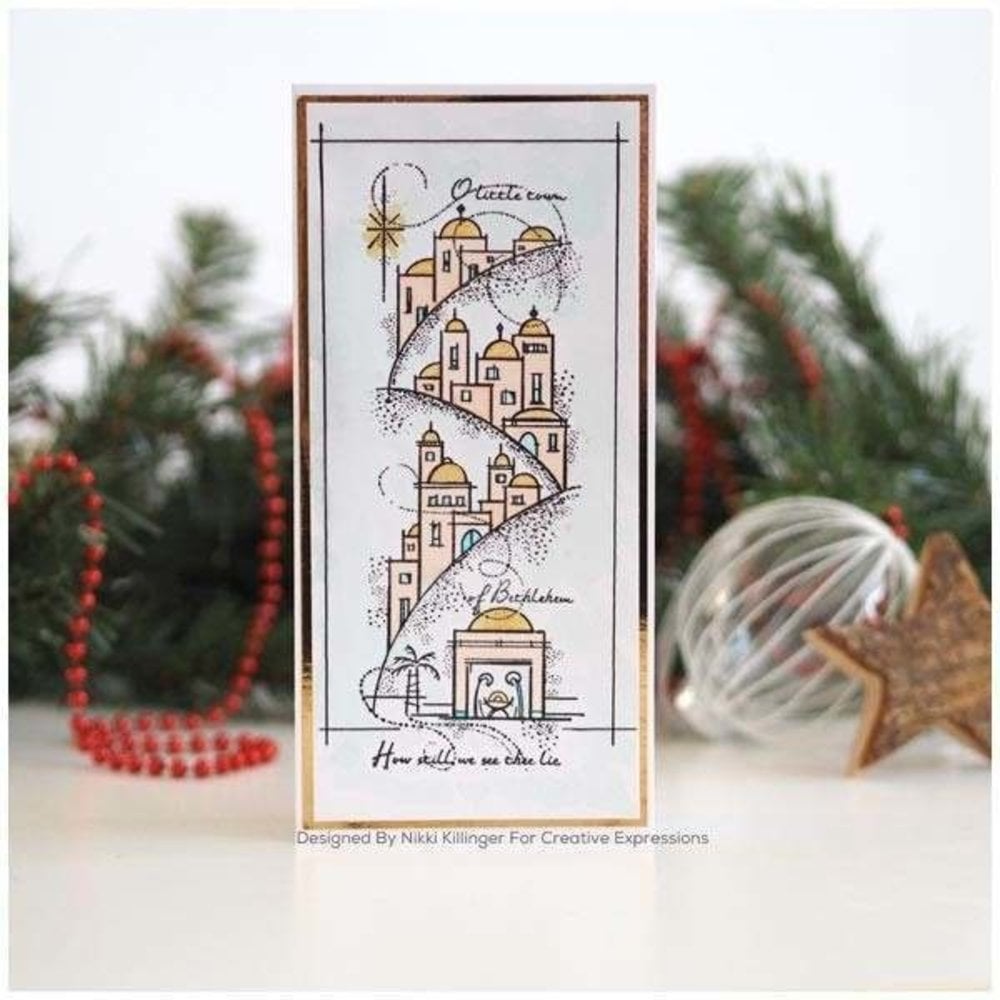 Woodware Singles Peaceful Night Clear Stamp Set (FRS400) Woodware Singles Peaceful Night Clear Stamp Set (FRS400)