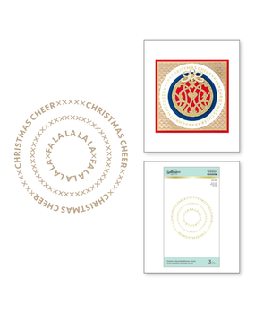Spellbinders Christmas Essential Glimmer Circles Glimmer Hot Foil Plates (GLP-180) Spellbinders Christmas Essential Glimmer Circles Glimmer Hot Foil Plates (GLP-180)
