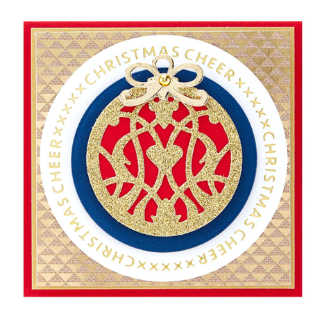 Spellbinders Christmas Essential Glimmer Circles Glimmer Hot Foil Plates (GLP-180)