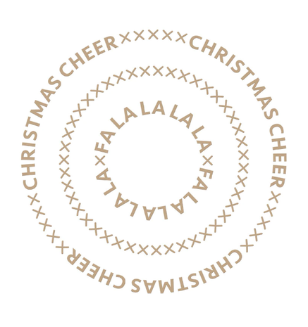 Spellbinders Christmas Essential Glimmer Circles Glimmer Hot Foil Plates (GLP-180)