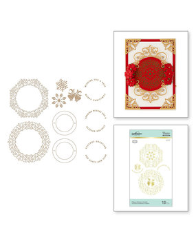 Spellbinders Filigree Glimmer Wreaths Glimmer Hot Foil Plates (GLP-197) Spellbinders Filigree Glimmer Wreaths Glimmer Hot Foil Plates (GLP-197)