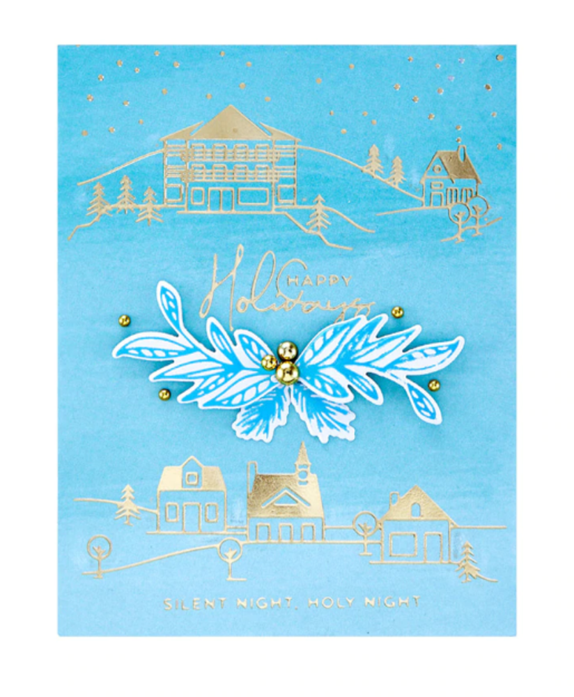 Spellbinders Glimmer Winter Village Glimmer Hot Foil Plates (GLP-202) Spellbinders Glimmer Winter Village Glimmer Hot Foil Plates (GLP-202)