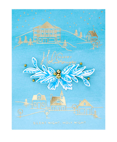 Spellbinders Glimmer Winter Village Glimmer Hot Foil Plates (GLP-202) Spellbinders Glimmer Winter Village Glimmer Hot Foil Plates (GLP-202)