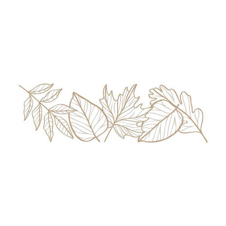 Spellbinders Autumn Leaf Border Glimmer Hot Foil Plate (GLP-206) Spellbinders Autumn Leaf Border Glimmer Hot Foil Plate (GLP-206)