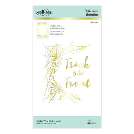 Spellbinders Spider Web Background Glimmer Hot Foil Plates (GLP-208)