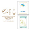 Spellbinders Spooky Greetings Glimmer Hot Foil Plates (GLP-210) Spellbinders Spooky Greetings Glimmer Hot Foil Plates (GLP-210)