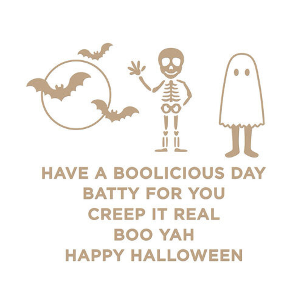 Spellbinders Spooky Greetings Glimmer Hot Foil Plates (GLP-210)