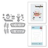 Spellbinders Snijmal Die-Lites Sunday Drive with Santa Etched Dies (S3-401)